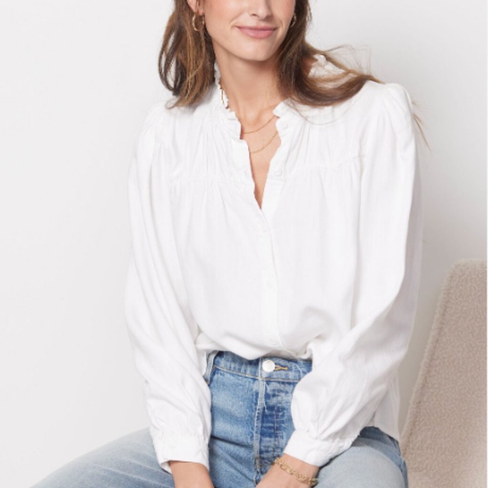 Rails Bella Button Down - white